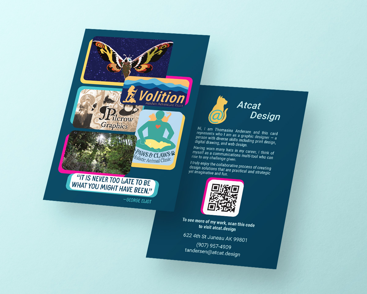 Atcat Leave Behind Postcard