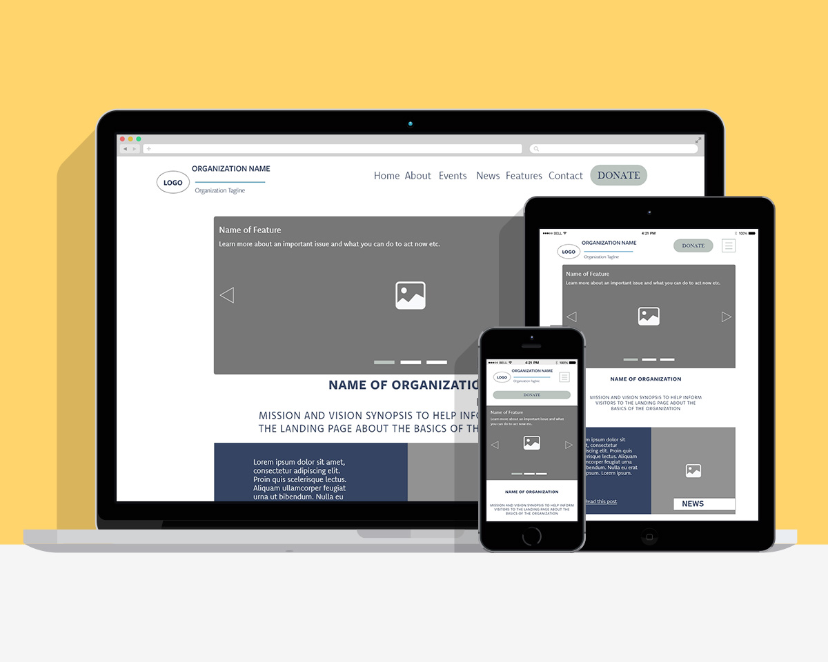 UX Design Wireframes